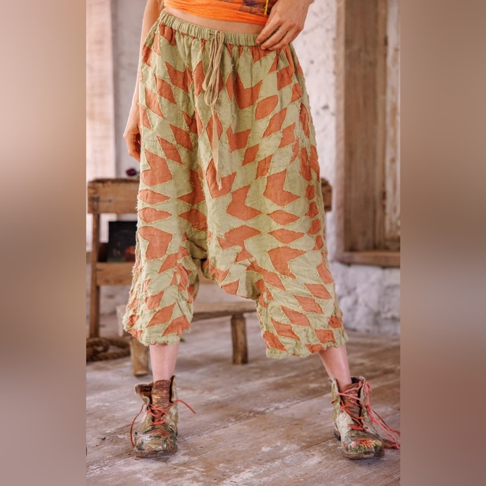 Magnolia Pearl Bohemian Quiltwork Garcon Trousers - Picture 2 of 9